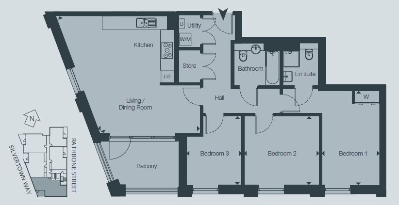 Floorplan for plot 6.01